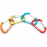 Карабин NATUREHIKE NH15A004-H D-образный мини 4см 2 упаковки голубой, 6927595717318